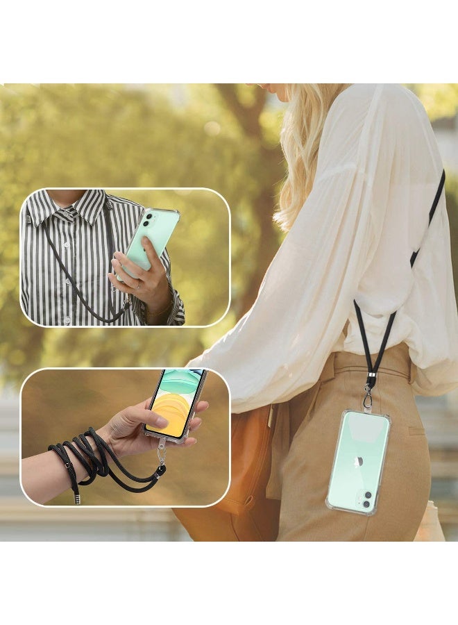 ChicAbode Universal Phone Lanyard With Durable Patch Adjustable Nylon Neck Strap Crossbody Nylon Patch Phone Lanyards Lanyard Detachable Comfortable and Durable Compatible with All Smartphones, 12 Years - Image 3